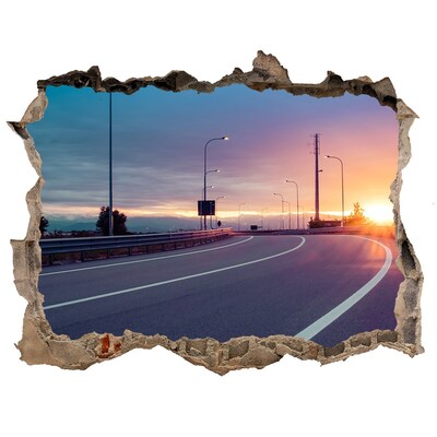 naklejka fototapeta 3D widok Autostrada
