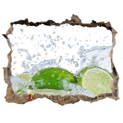 Samoprzylepna naklejka beton Limonki i woda