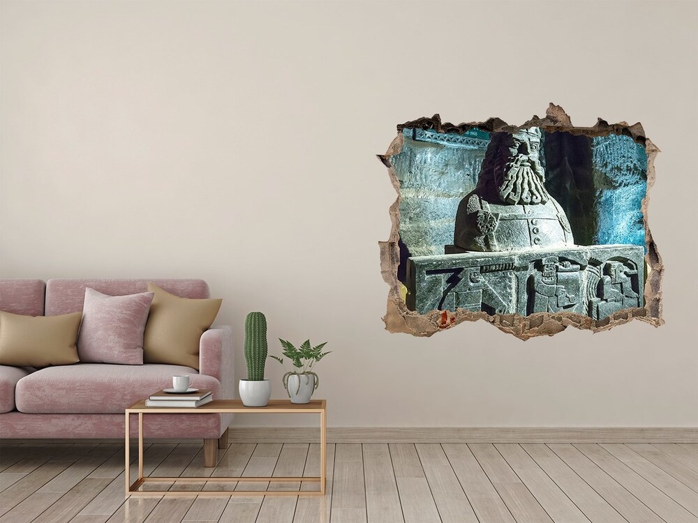 Fototapeta dziura na ścianę 3d Kopalnia soli