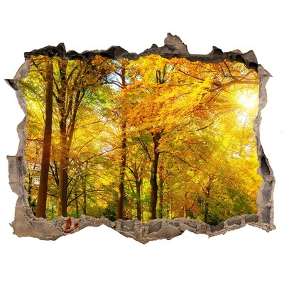 naklejka fototapeta 3D widok Las jesienią