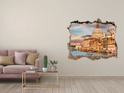 Fototapeta dziura na ścianę 3d Wenecja Włochy