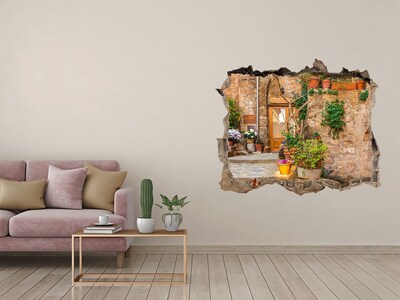 Fototapeta dziura na ścianę 3d Urokliwa uliczka