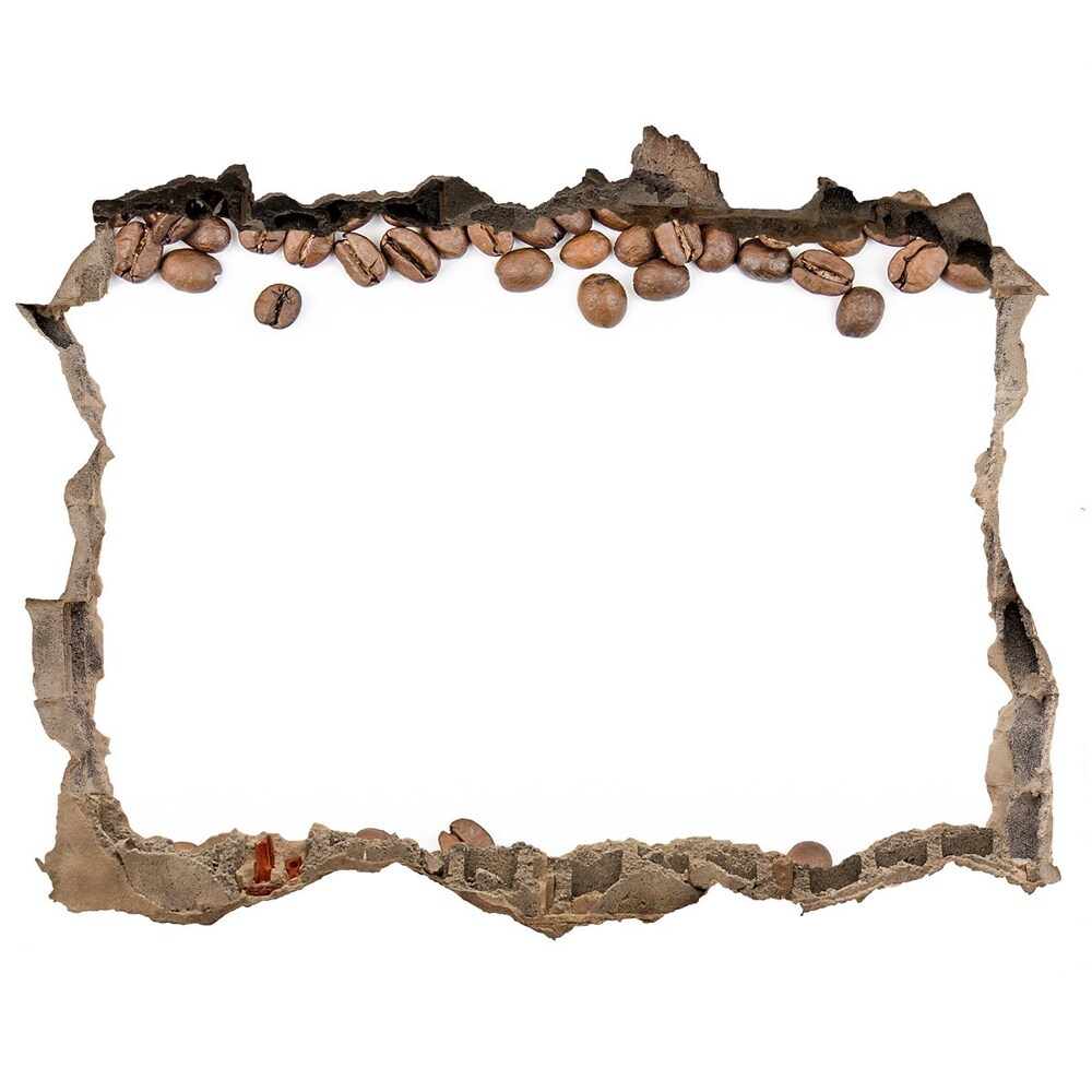 Naklejka 3D dziura na ścianę Róże i ornamenty