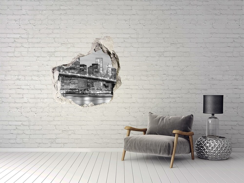 Fototapeta dziura na ścianę Manhattan Nowy Jork