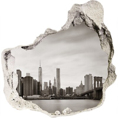 Fototapeta dziura na ścianę Manhattan Nowy Jork