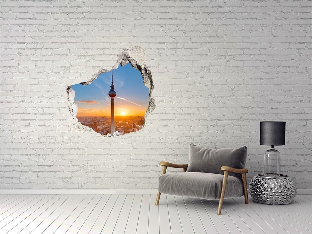 Fototapeta dziura na ścianę Wieża telewizyjna
