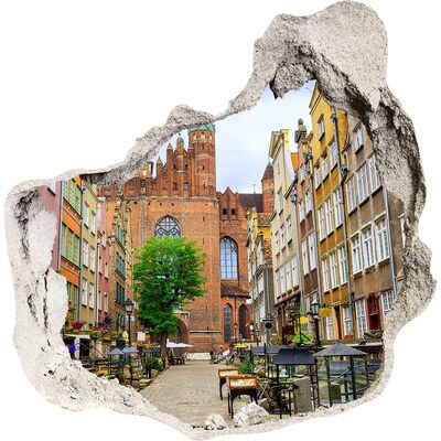 Fototapeta dziura na ścianę Gdańsk Polska