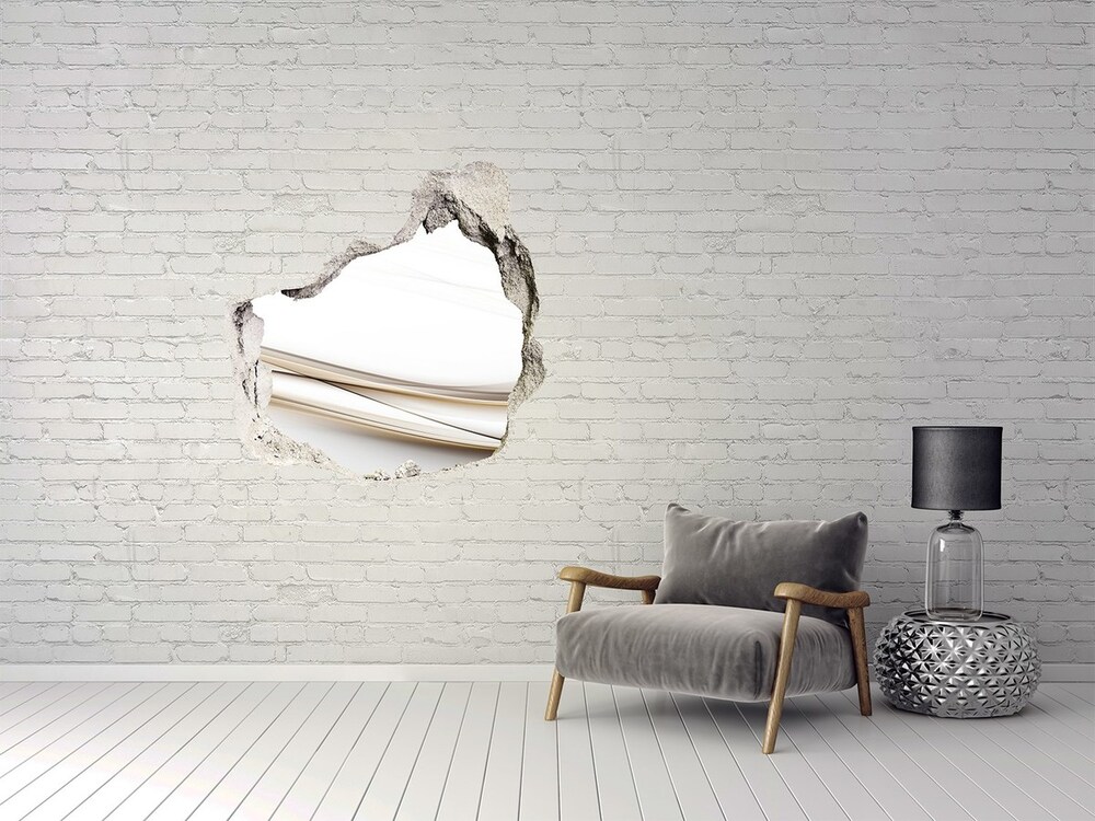 Dziura 3d fototapeta naklejka Abstrakcja fale