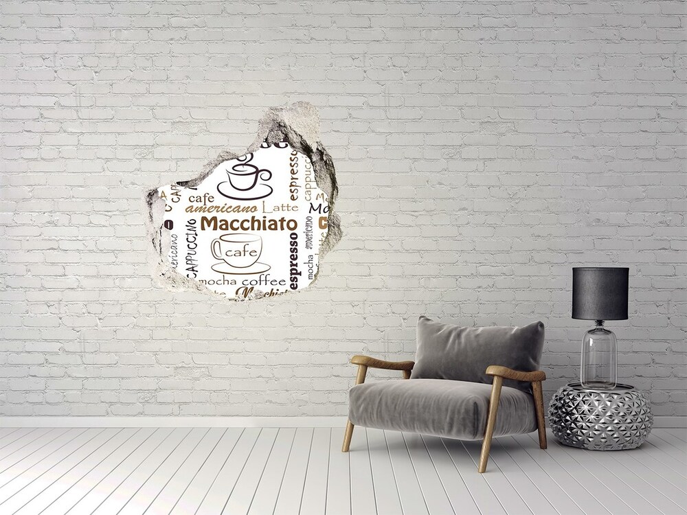 Fototapeta dziura na ścianę Czas na kawę
