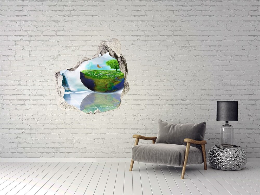 Dziura 3d fototapeta ścienna Zasoby ekologiczne