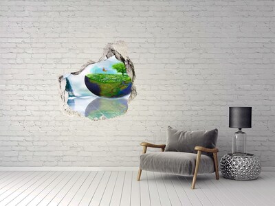 Dziura 3d fototapeta ścienna Zasoby ekologiczne