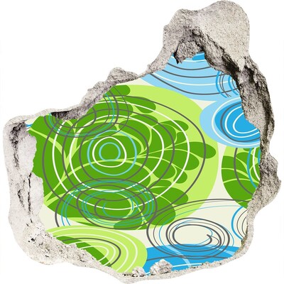 Dziura 3d fototapeta naklejka Abstrakcja
