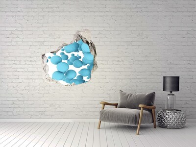 Dziura 3d fototapeta naklejka Abstrakcja kule