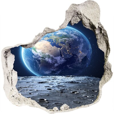 Foto zdjęcie dziura na ścianę Planeta Ziemia