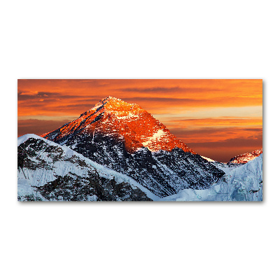Foto obraz szkło akryl Szczyt Everest