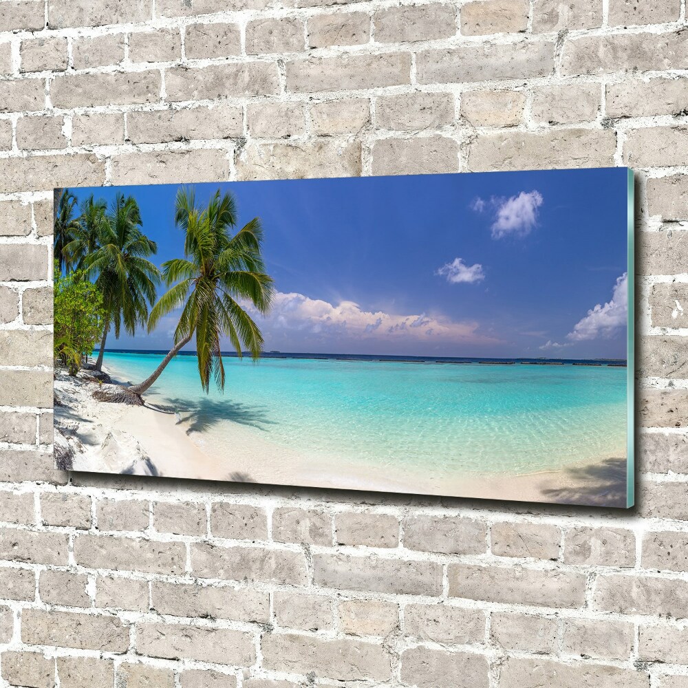 Foto obraz szkło akryl Panorama plaży