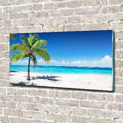 Foto obraz szkło akryl Tropikalna plaża