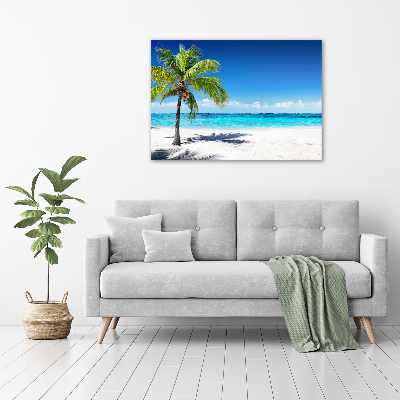 Foto obraz szkło akryl Tropikalna plaża