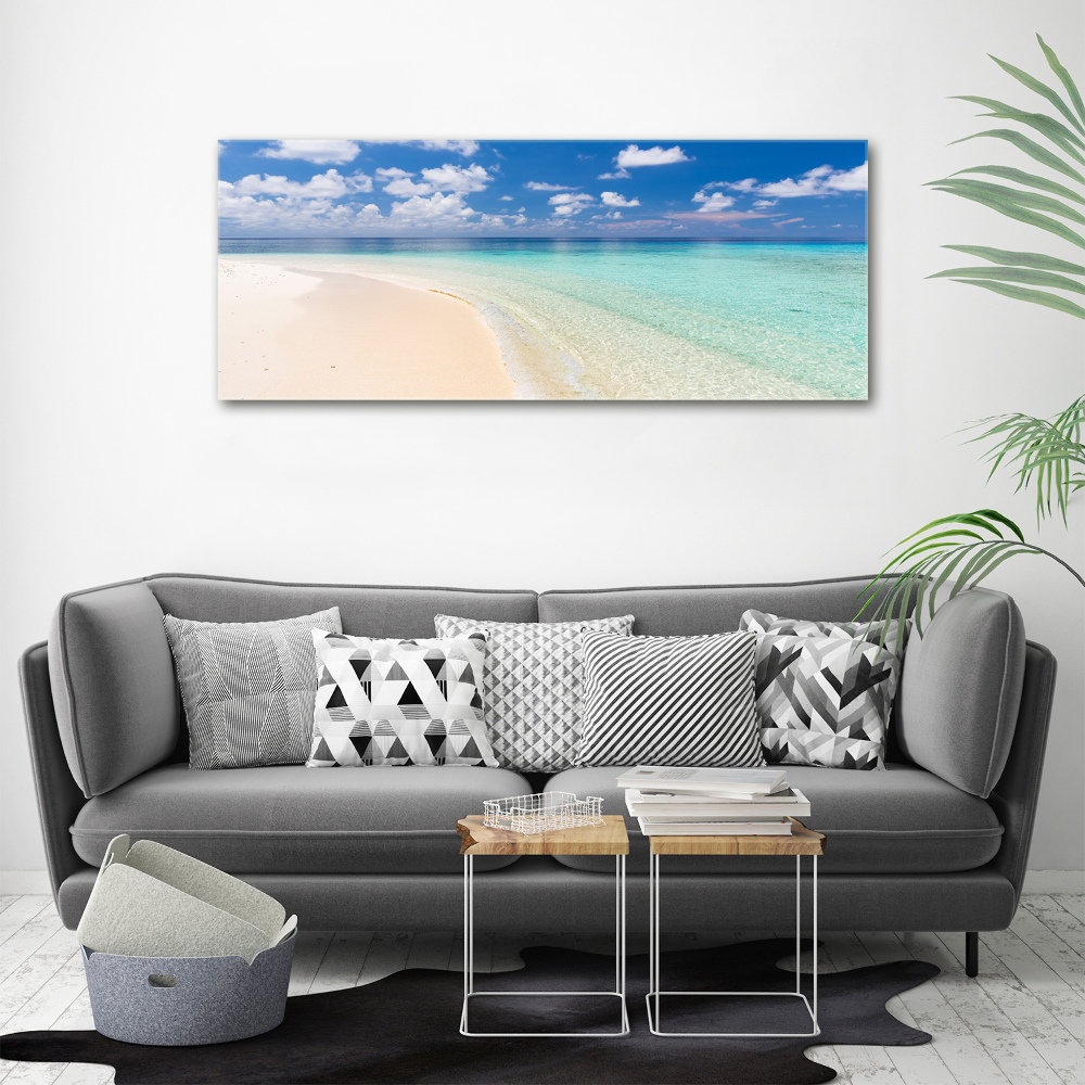 Foto obraz akryl Plaża na Malediwach