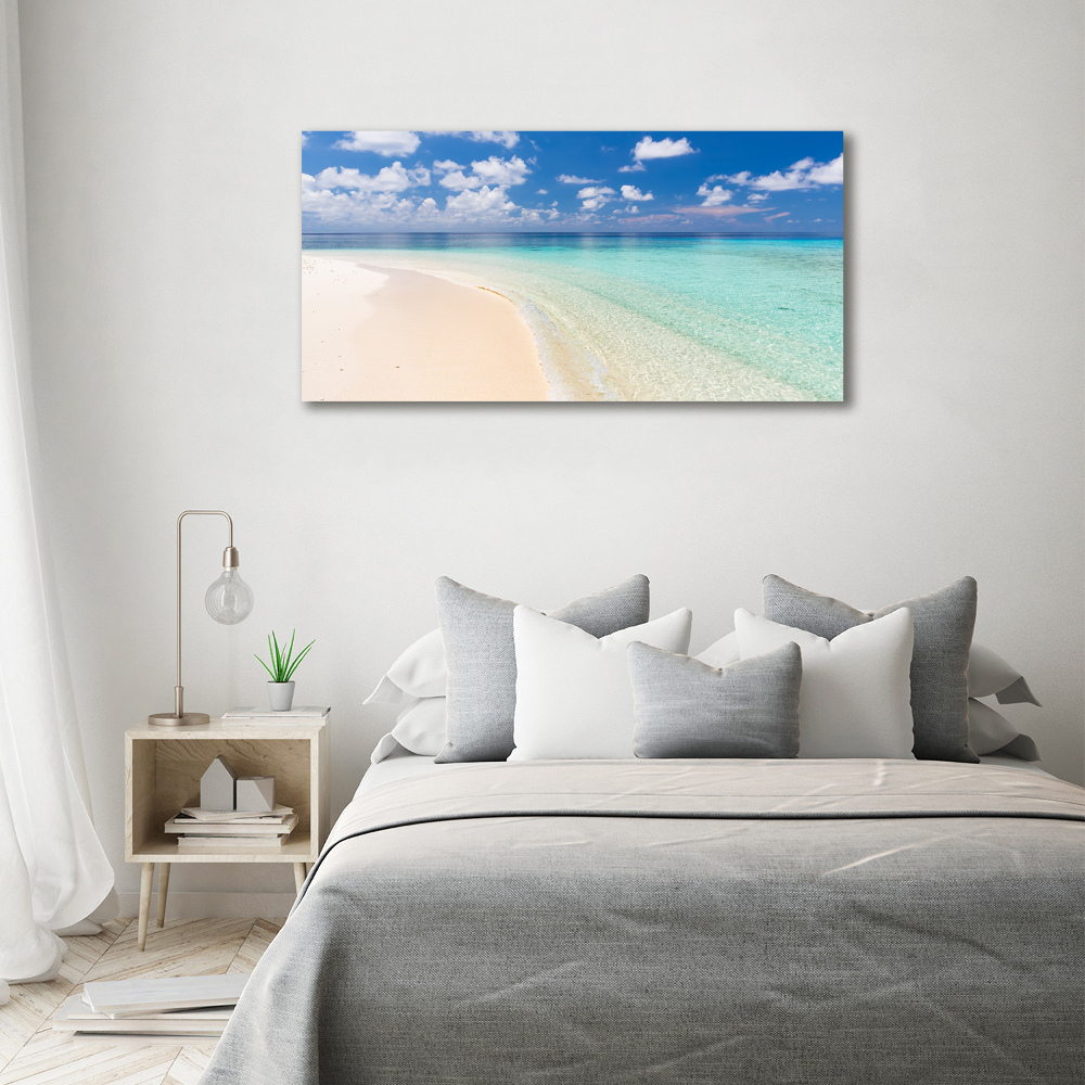 Foto obraz akryl Plaża na Malediwach