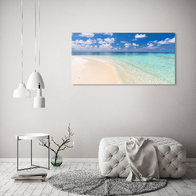 Foto obraz akryl Plaża na Malediwach