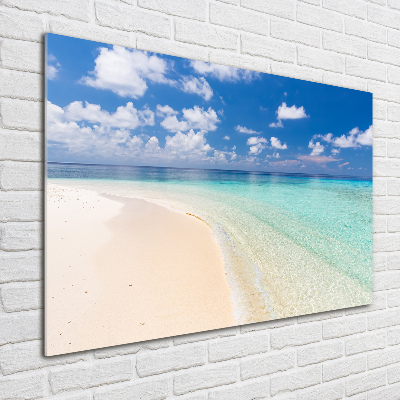 Foto obraz akryl Plaża na Malediwach
