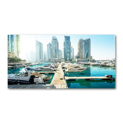 Foto obraz szkło akryl Marina w Dubaju