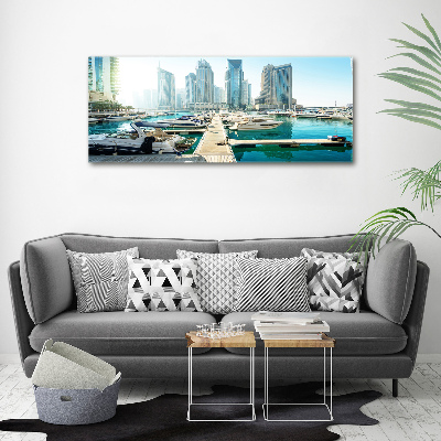 Foto obraz szkło akryl Marina w Dubaju