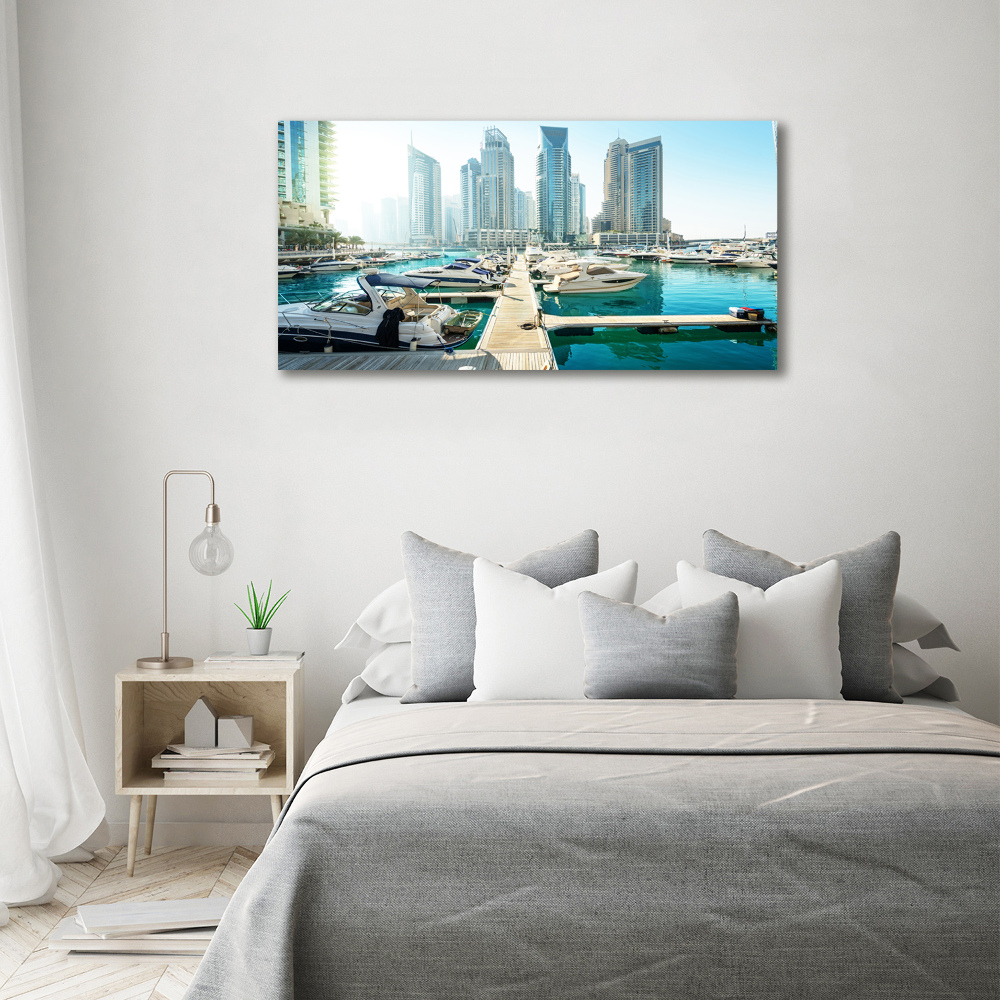 Foto obraz szkło akryl Marina w Dubaju