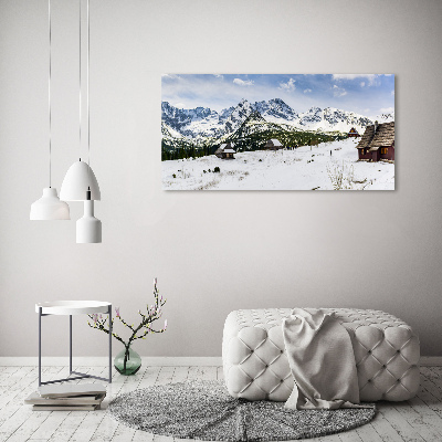 Foto obraz na ścianę akryl Hale Tatry