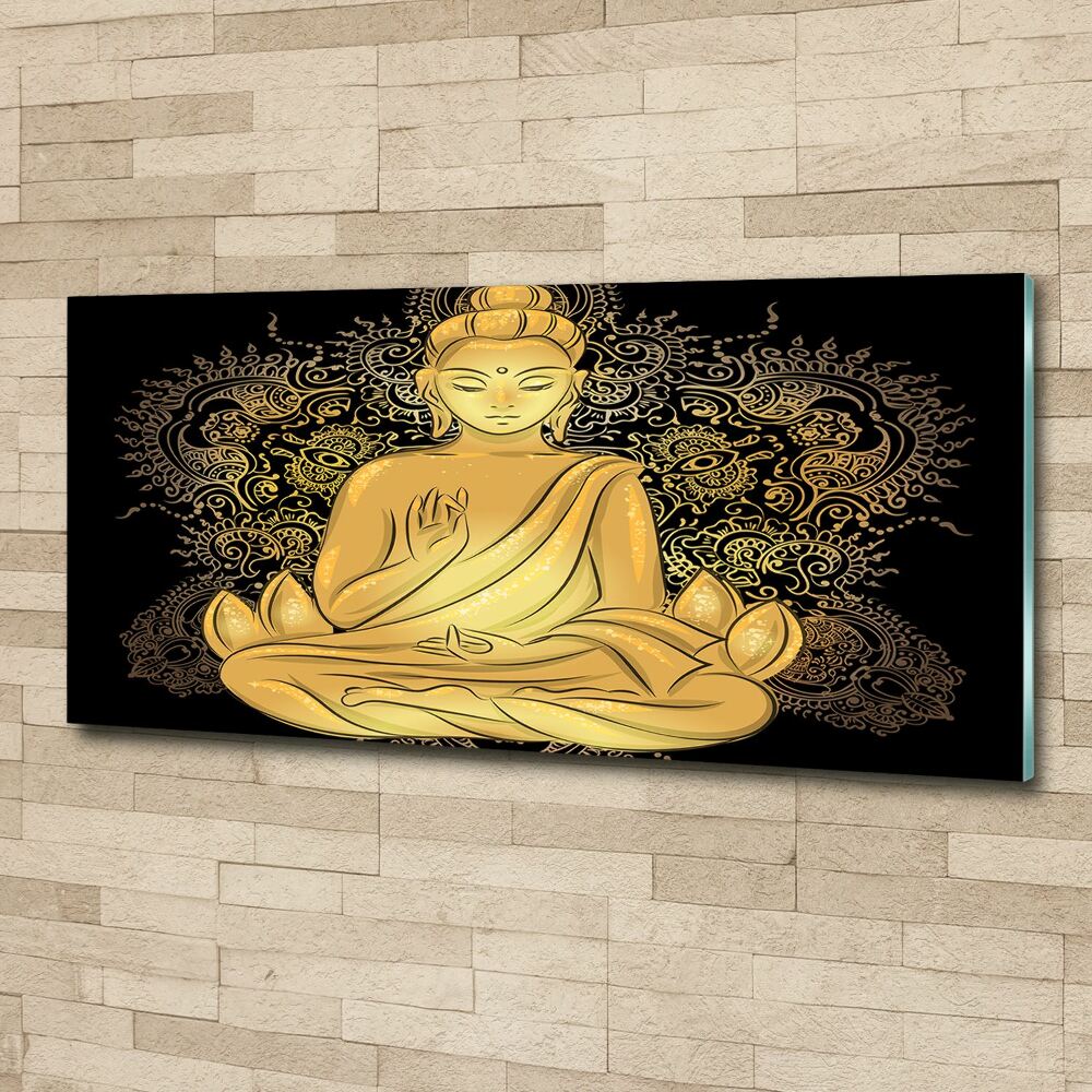 Obraz zdjęcie szkło akryl Siedzący budda