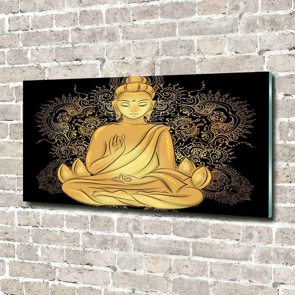 Obraz zdjęcie szkło akryl Siedzący budda