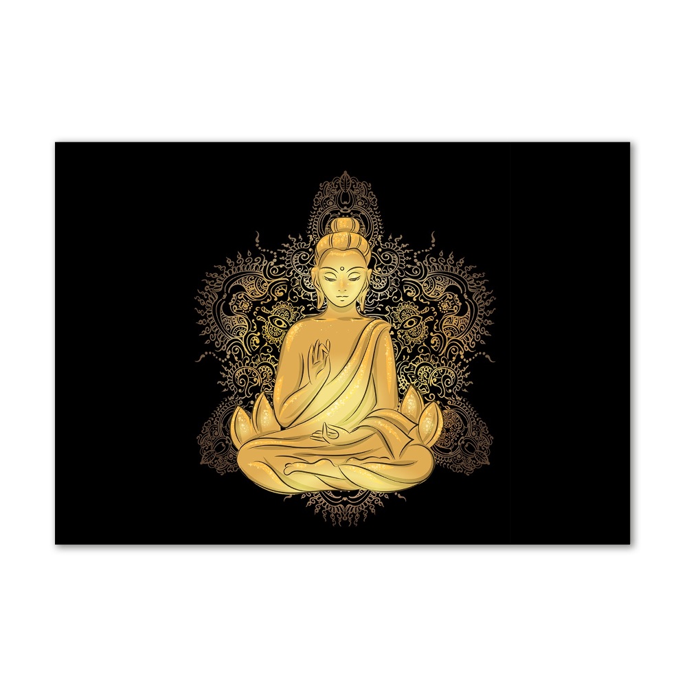 Obraz zdjęcie szkło akryl Siedzący budda