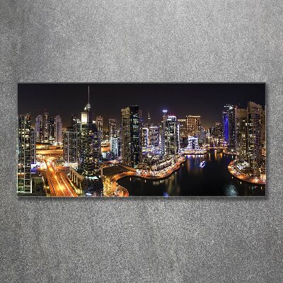 Foto obraz szkło akryl Marina w Dubaju