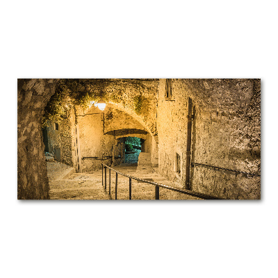 Foto obraz akryl Peille nocą Francja