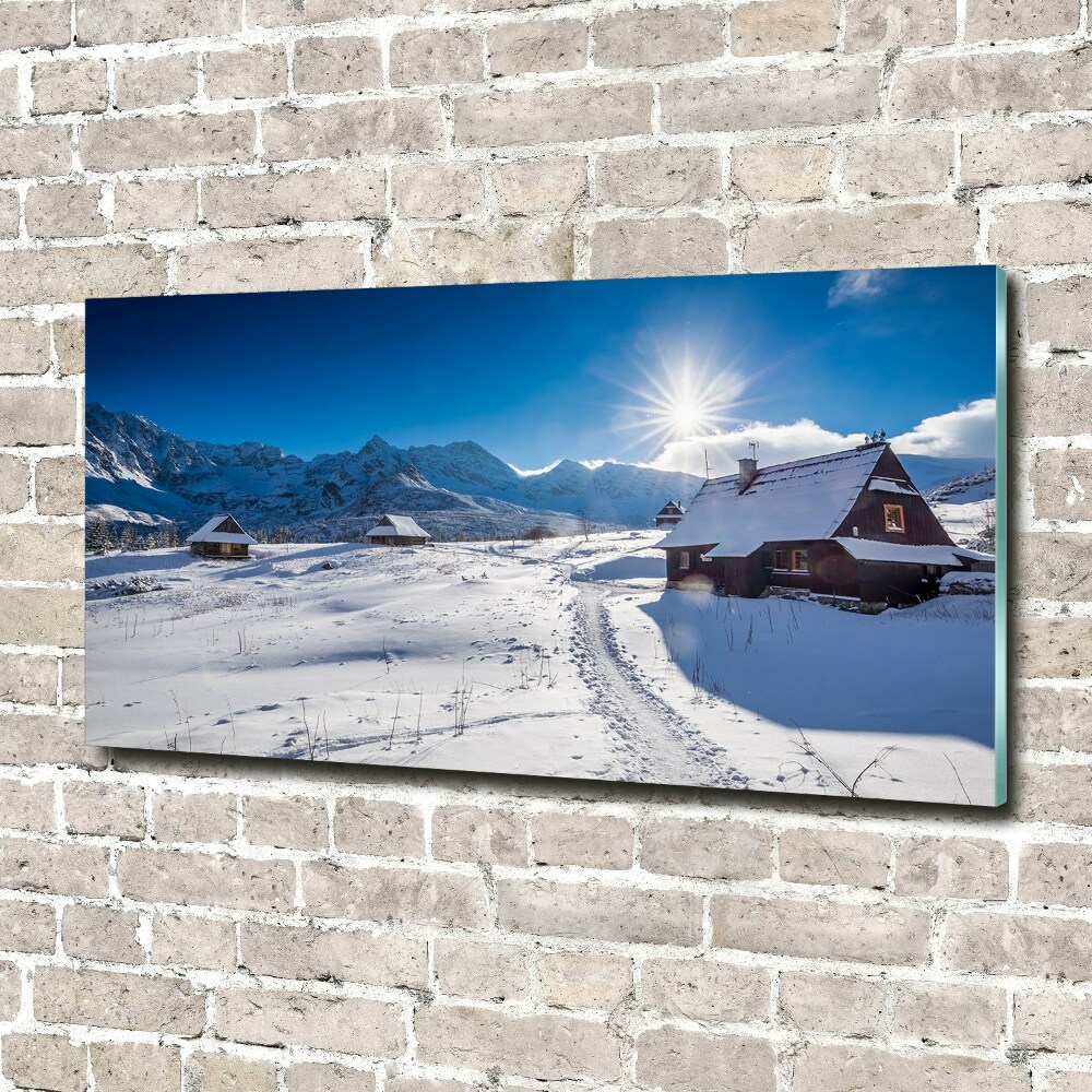 Foto obraz na ścianę akryl Hale Tatry