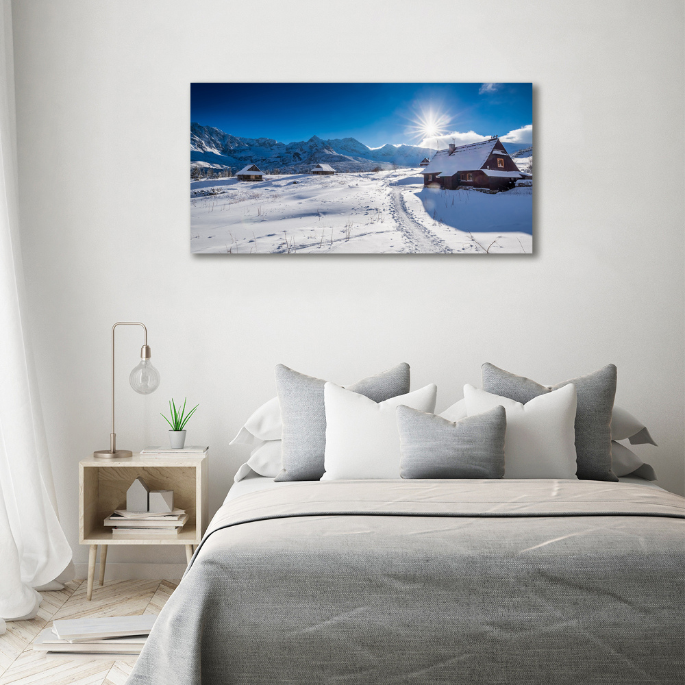 Foto obraz na ścianę akryl Hale Tatry