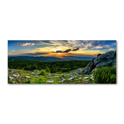 Foto obraz szkło akryl Górska panorama
