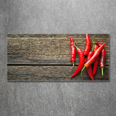 Obraz zdjęcie szkło akryl Papryczki chilli