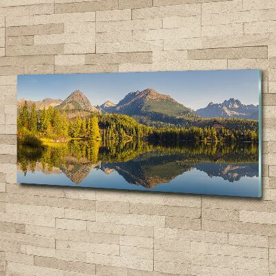 Foto obraz szkło akryl Panorama Tatry