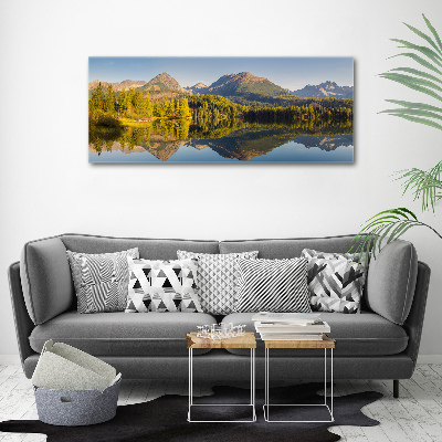 Foto obraz szkło akryl Panorama Tatry