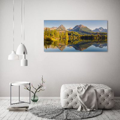 Foto obraz szkło akryl Panorama Tatry