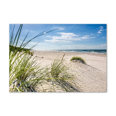 Foto obraz szkło akryl Mrzeżyno plaża