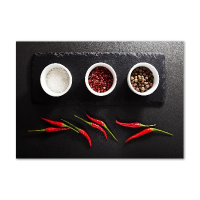 Obraz zdjęcie akryl Przyprawy i chilli