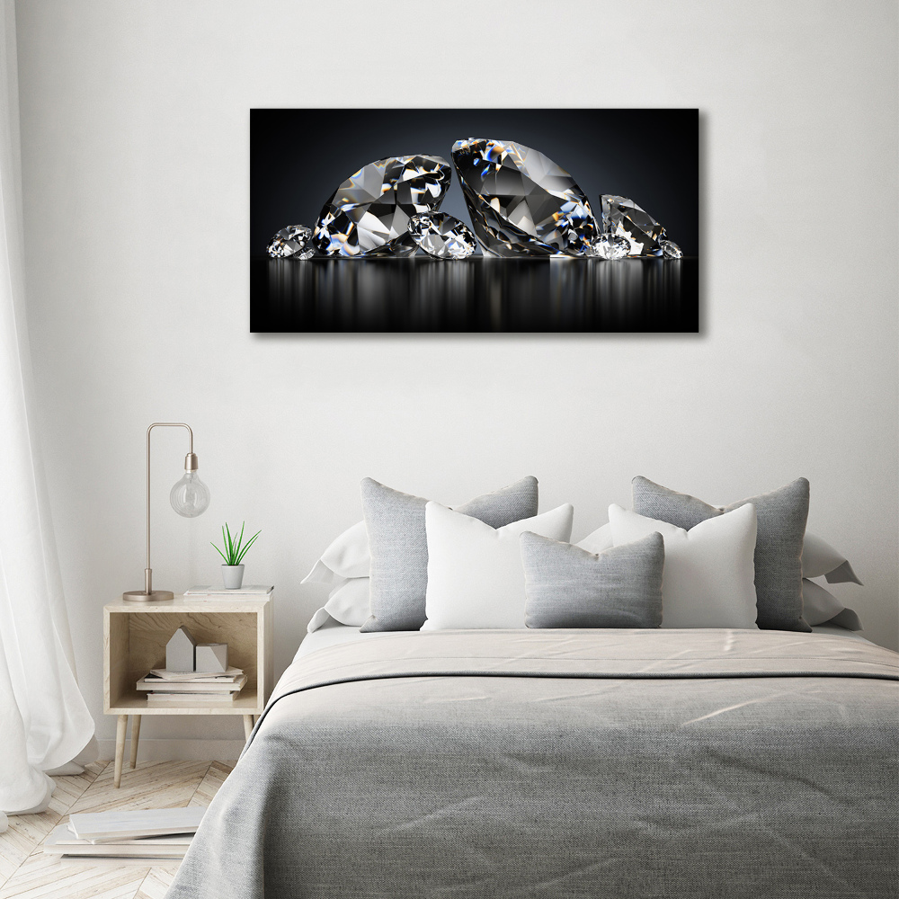 Foto obraz na ścianę akryl Diamenty