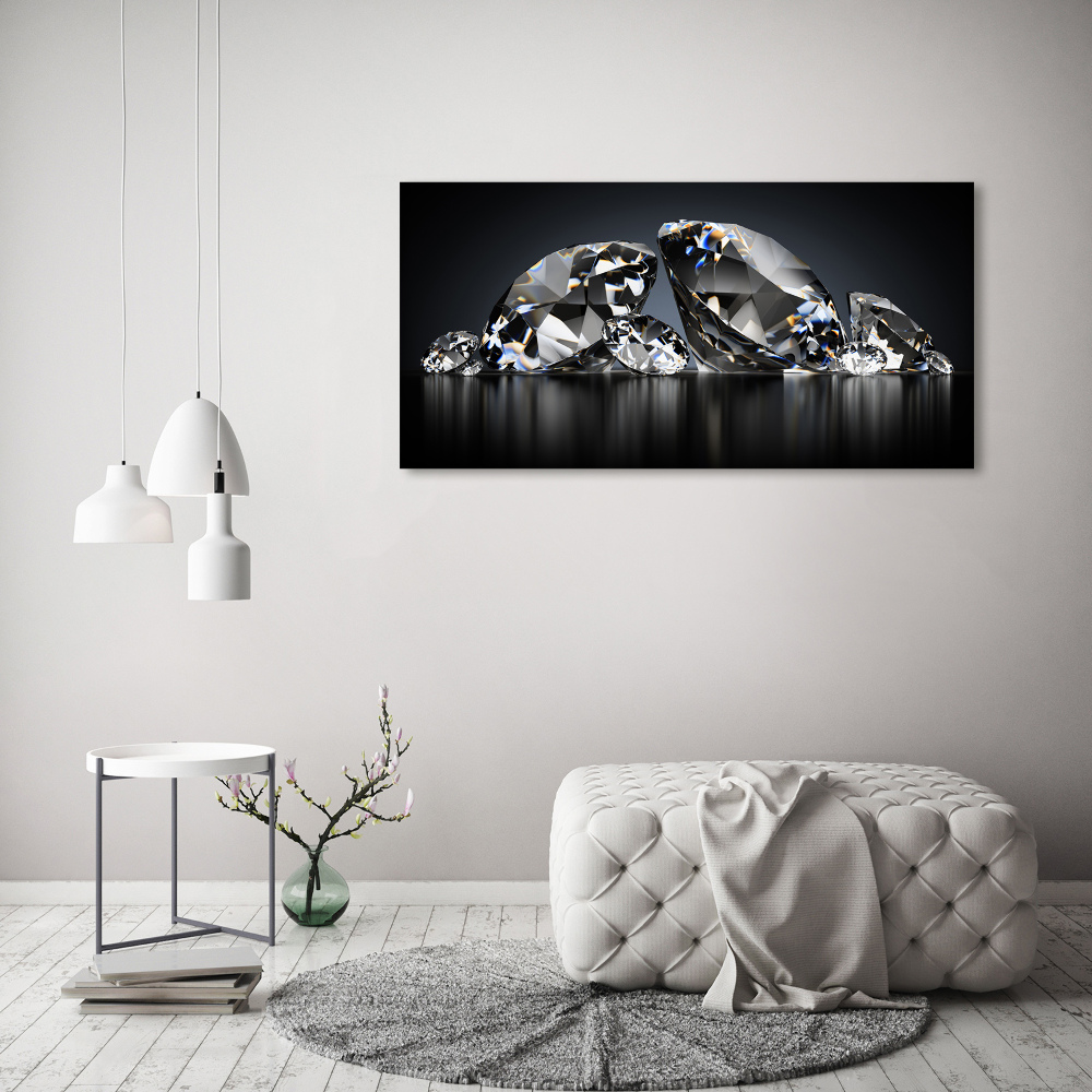 Foto obraz na ścianę akryl Diamenty