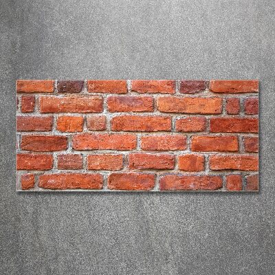 Foto obraz szkło akryl Ceglana ściana