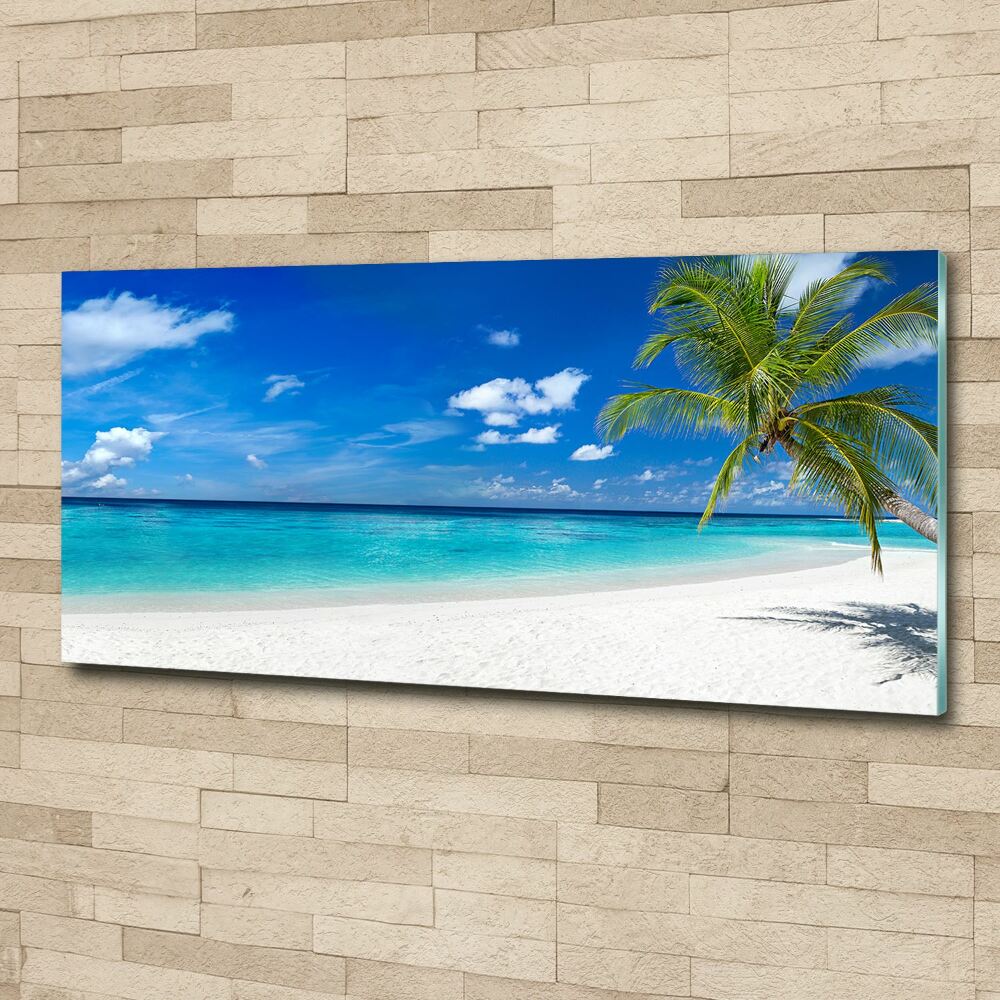 Foto obraz szkło akryl Tropikalna plaża