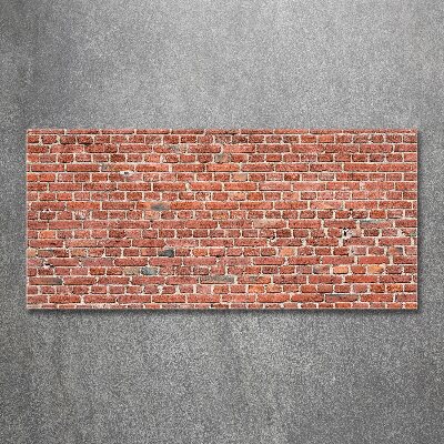 Foto obraz szkło akryl Ceglana ściana