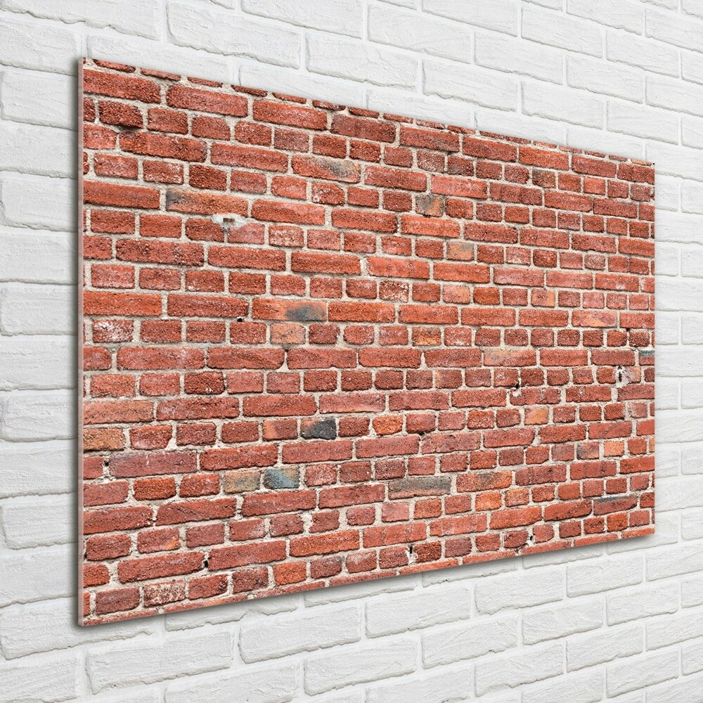 Foto obraz szkło akryl Ceglana ściana